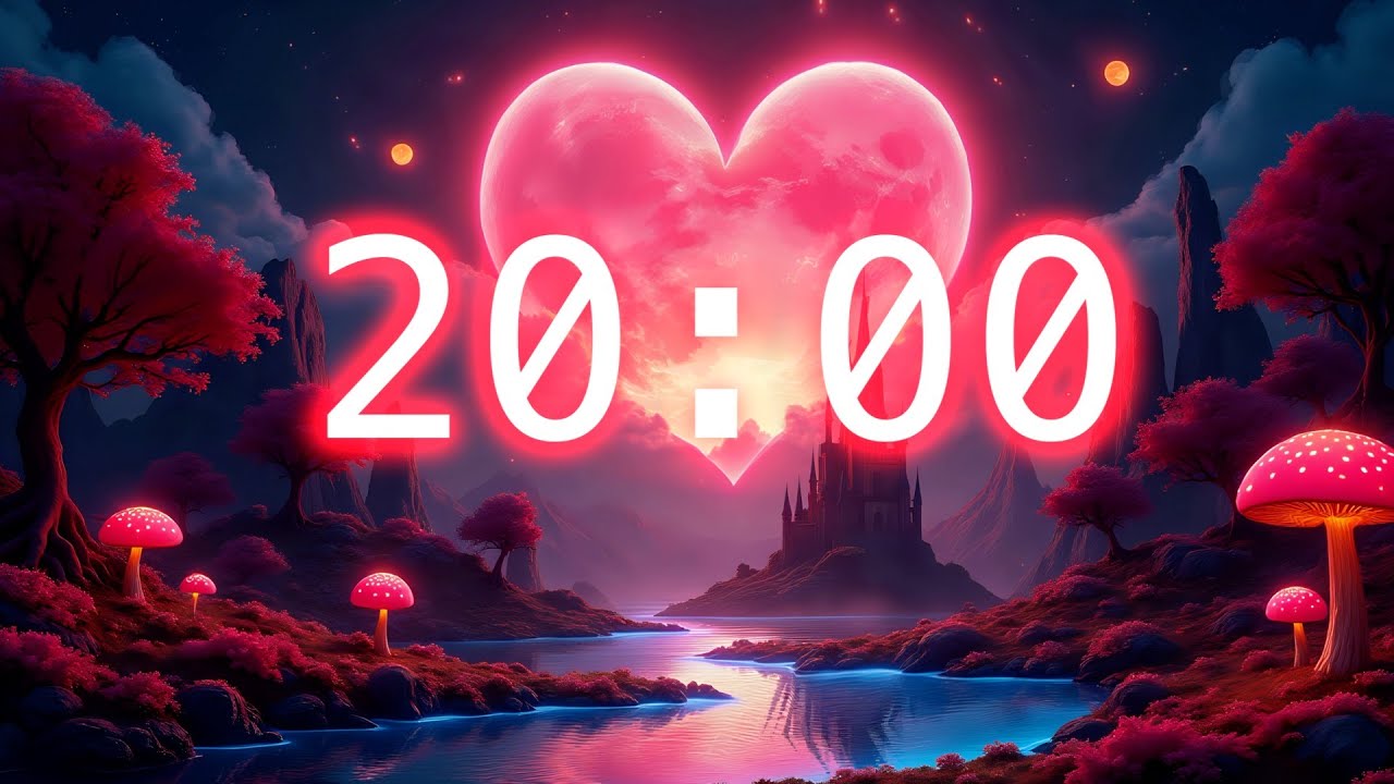 20 Minute Timer | Relaxing Music | Fairy Tale Valentine’s Timer 💖