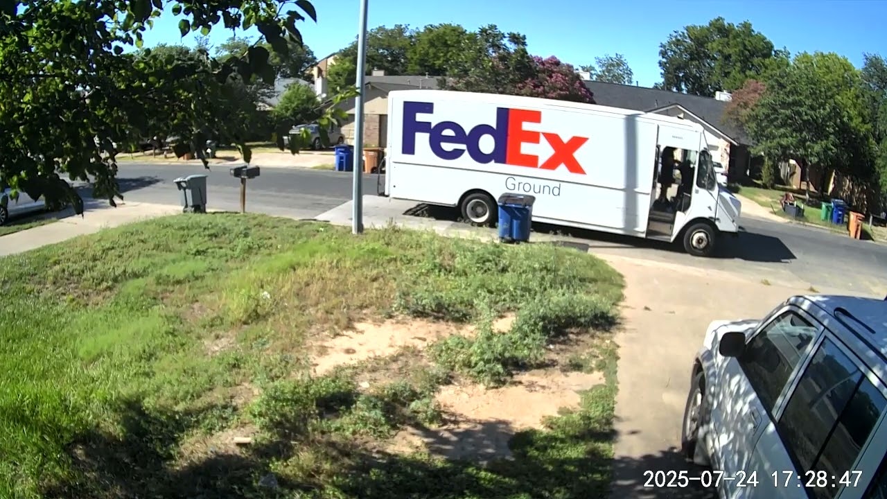 Lying FedEx Driver