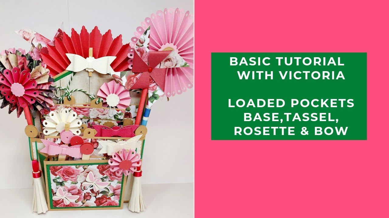 Loaded Pocket - Basic Tutorial for the Base,Tassel,Bow & Rosette.