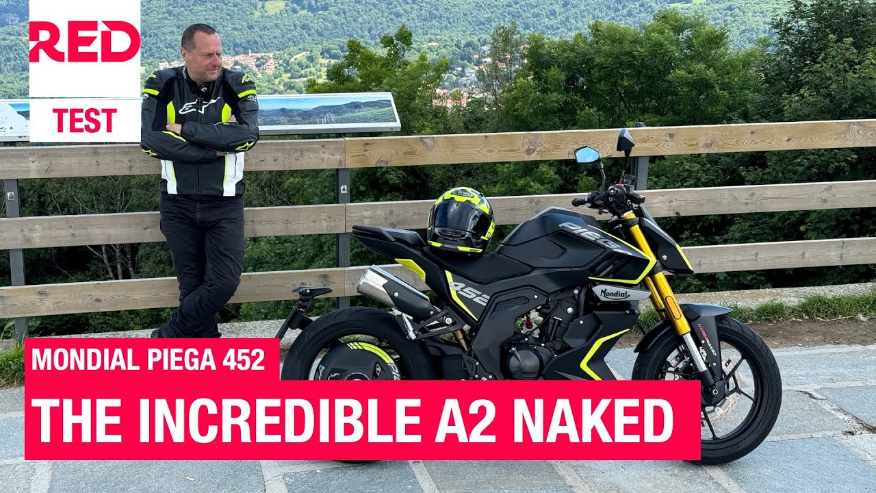 Mondial Piega 452 - test - the sportiest A2 naked bike