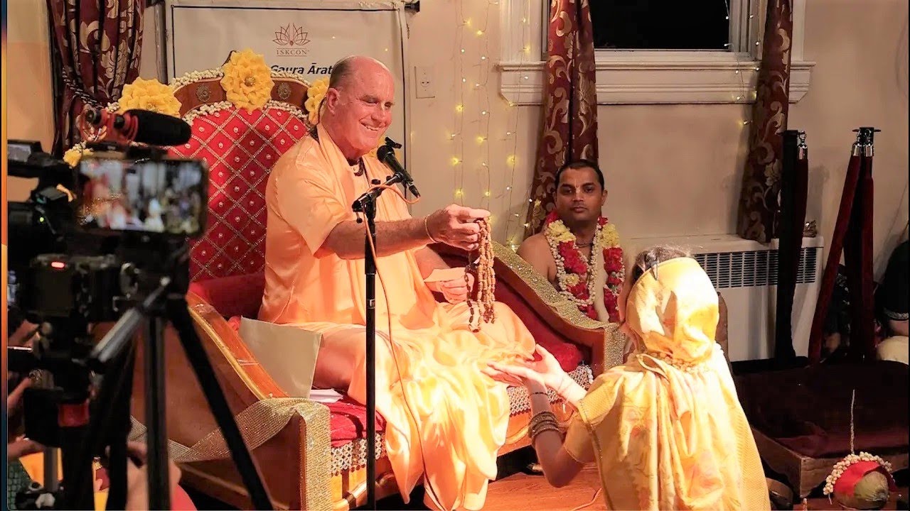 Mayuri Gandharvika Initiated By HH Indradyumna Swami Maharaj