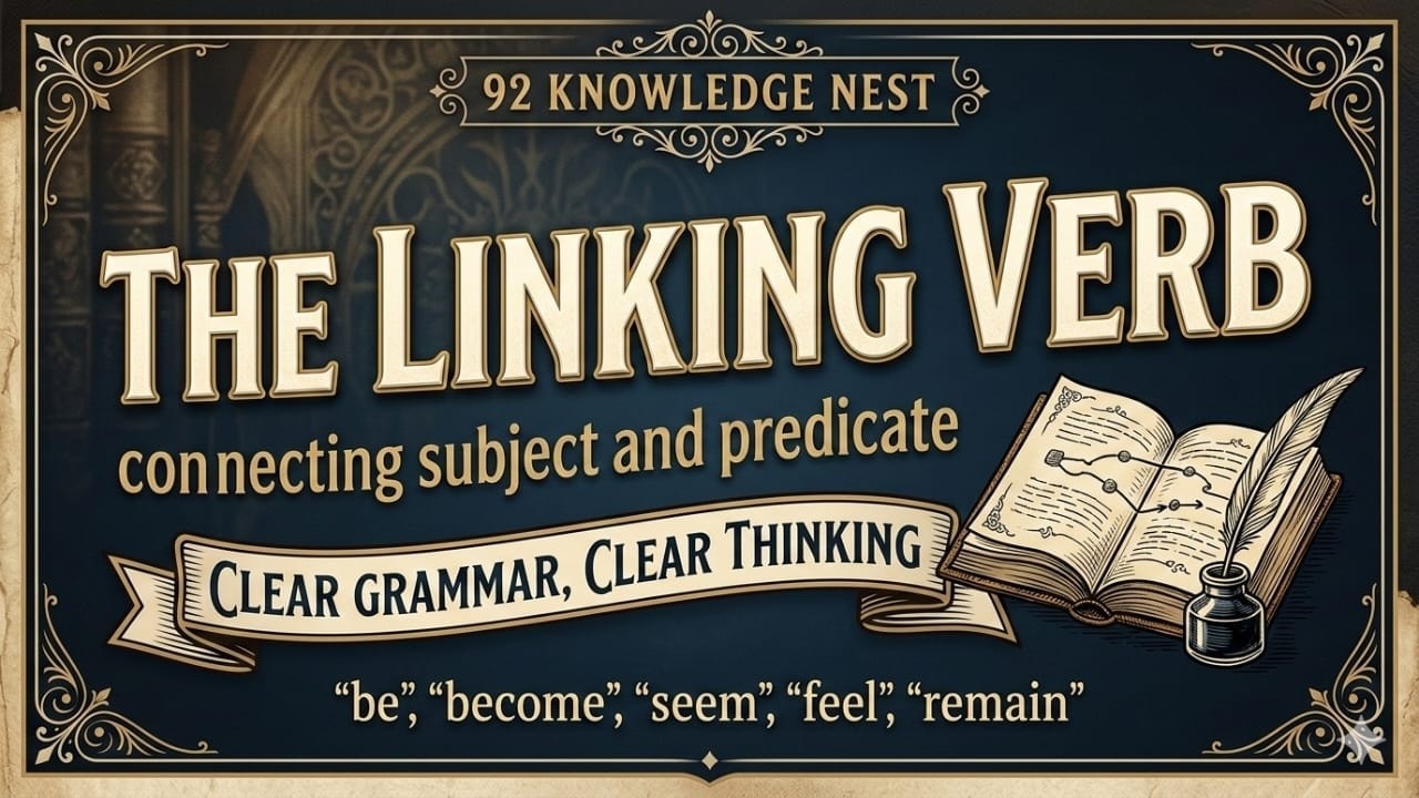 LINKING VERB||92 KNOWLEDGE NEST BY RIZWAN AHMED