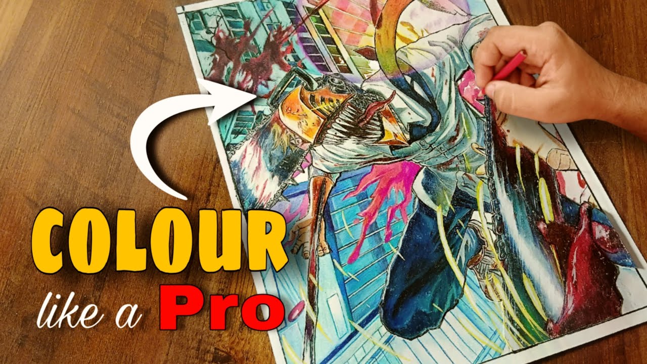 How To Color Like A Pro Using Cheap Art Supplies!!