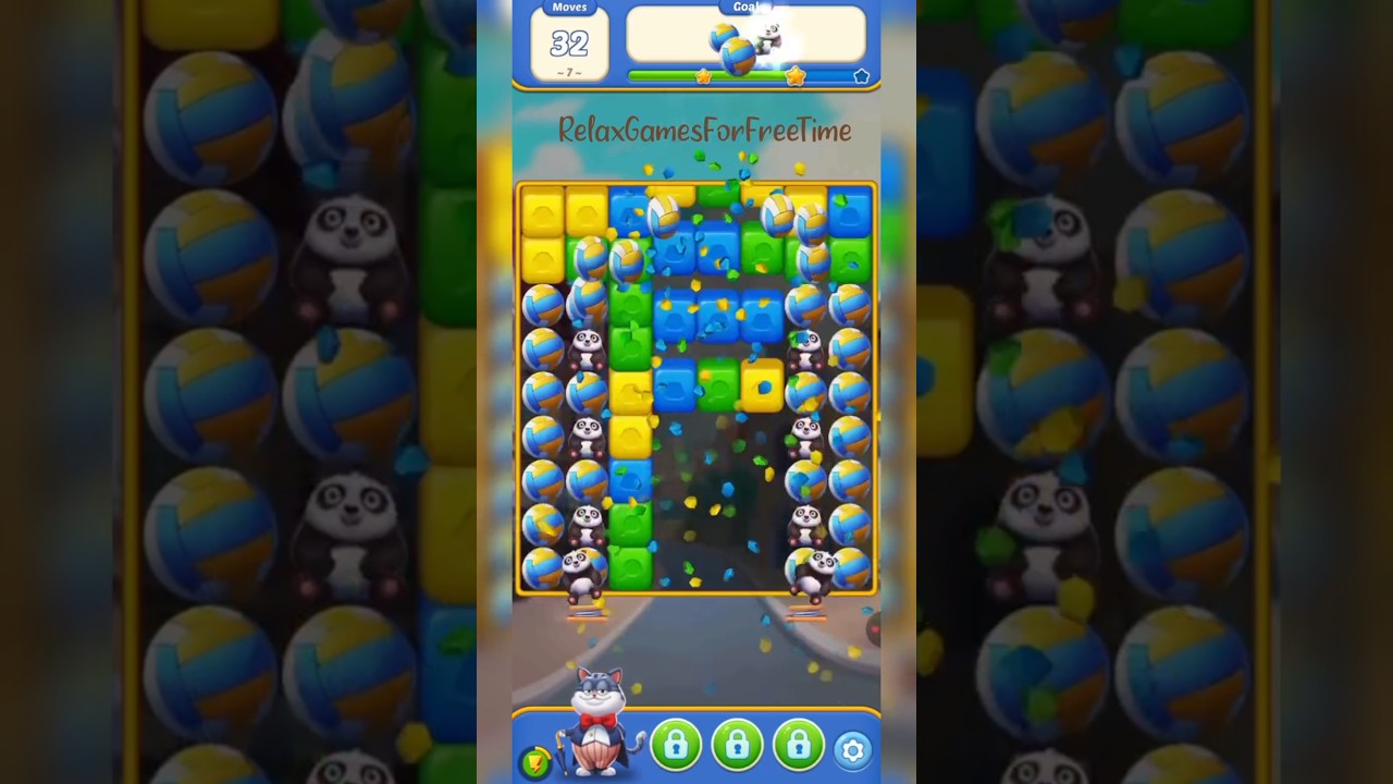 Cube Blast Journey: Toon & Toy - Level 7, Mini Game gameplay cute block color sort match puzzle game