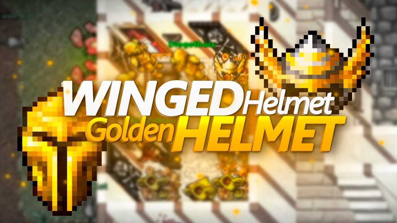 BUYING GOLDEN HELMET BY 2.5KKK | FERUMBRAS HAT SOLD FOR 50K | DOUBLE LOOT LION  @Tibia Ferumbrinha 🧙