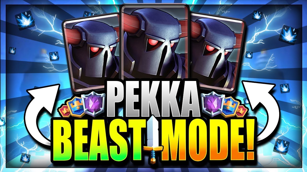 UNDEFEATED GOD MODE DECK!! PEKKA BEATDOWN is OP!! Clash Royale Pekka Deck 2018