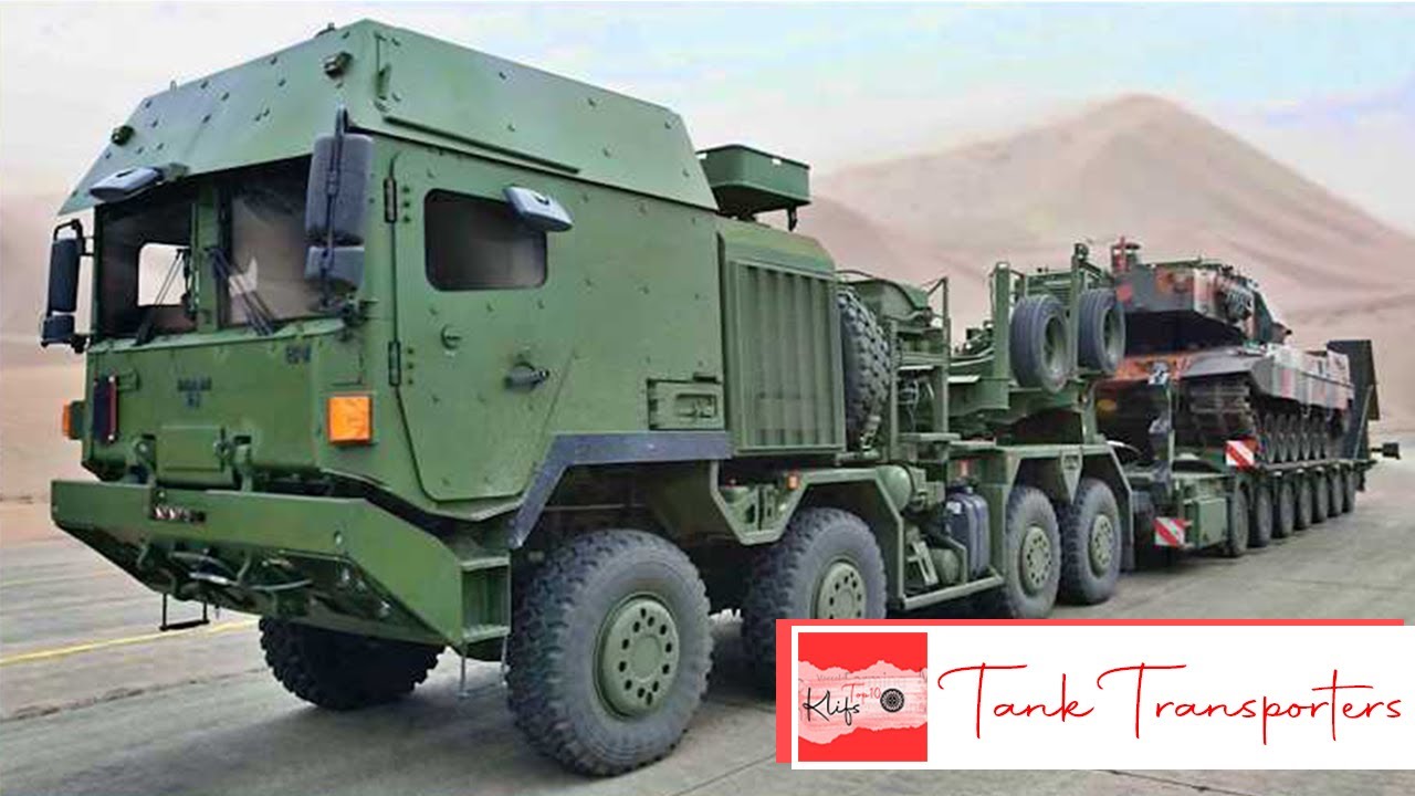 Tank Transporters | 10 Incredibly Largest Tank Transporters