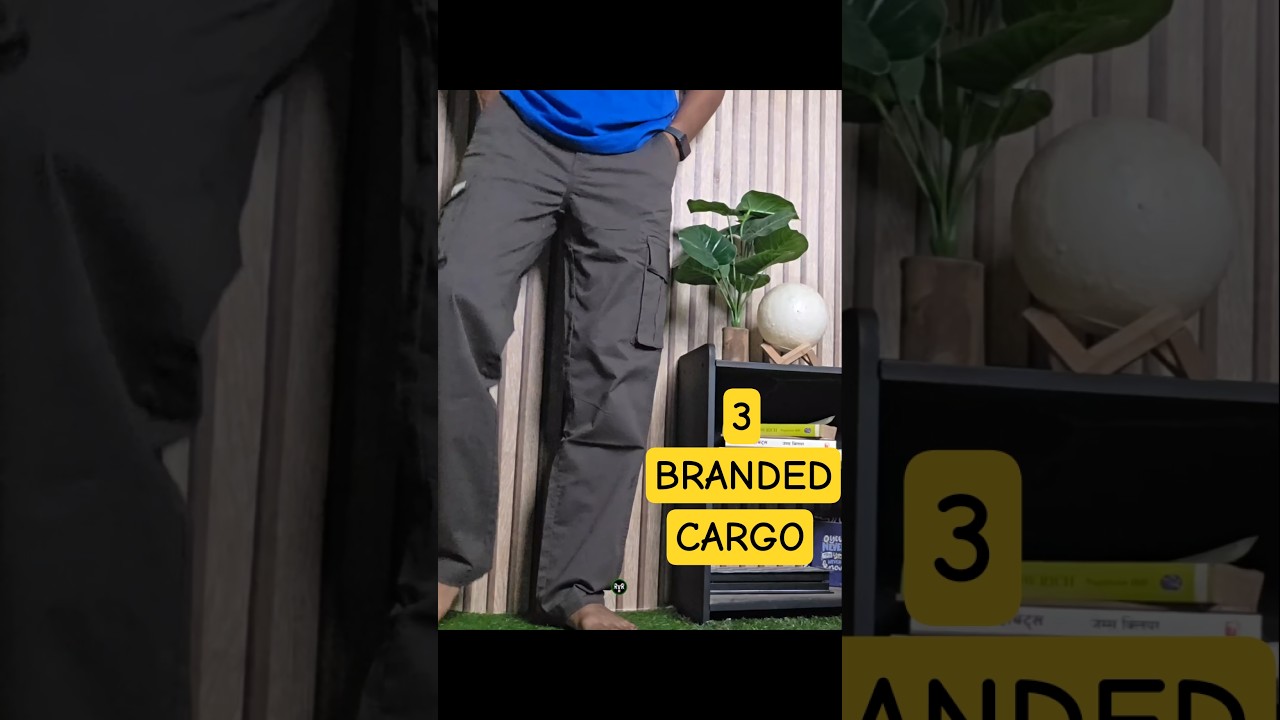 3 Branded Men Cargos Trousers for Men #menfashion