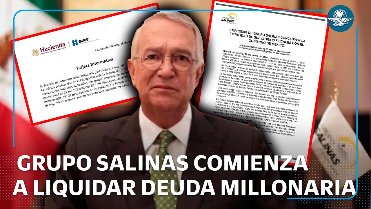 Salinas Pliego comienza a pagar su deuda millonaria al SAT; adelanta 10 mil 400 millones