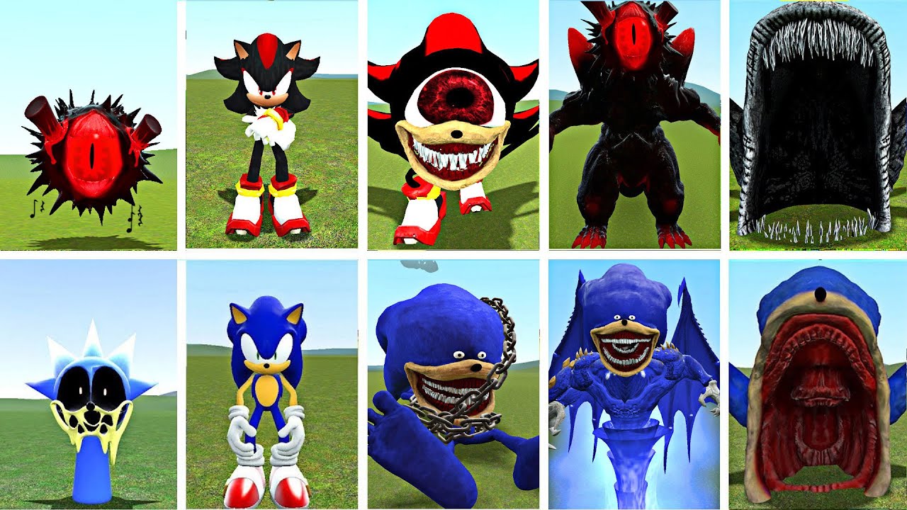 NEW EVOLUTION BATTLE | CURSED SHADOW vs SONIC.EXE | SPRUNKI vs BLACK SUN | WHO IS STRONGEST? (GMod)