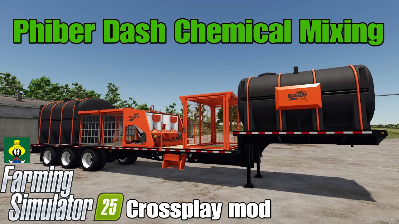 Химическое смешивание Phiber Dash / кроссплатформенный мод FS25