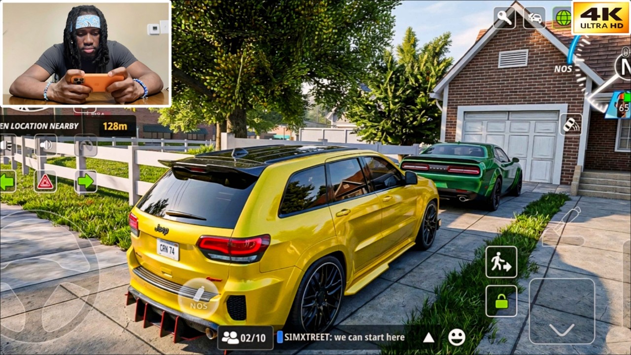 1175HP Jeep Trackhawk & 1118HP Dodge Challenger SRT Hellcat - Car Driving Multiplayer