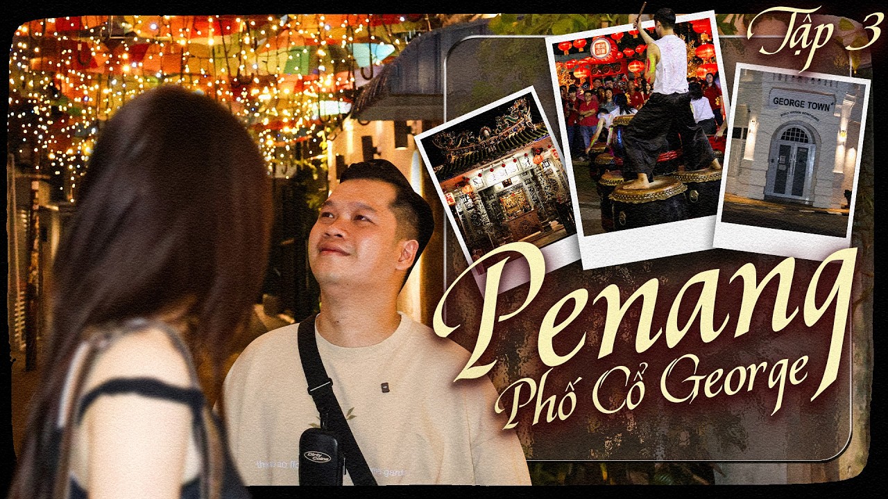 Du lịch tự túc Malaysia | Tập 3 | Lần đầu bay nội địa ở Malaysia và tham gia lễ chùa ở Penang
