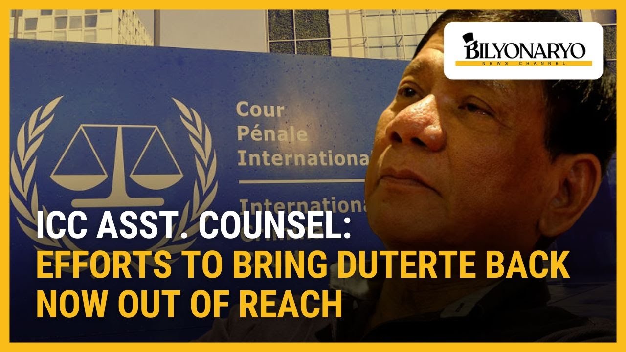 ICC assistant counsel: Efforts to bring Duterte back now out of reach | Newsfeed Weekend