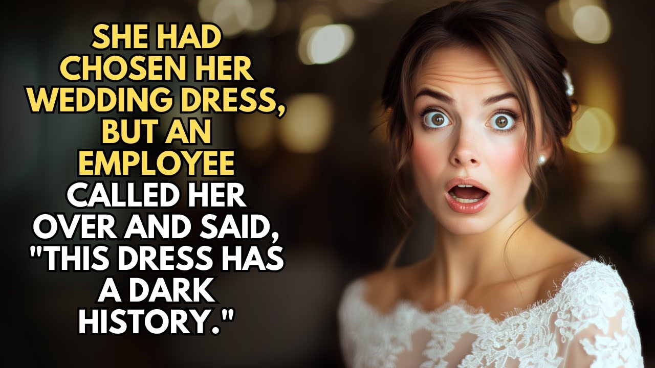 SHE HAD CHOSEN HER WEDDING DRESS, BUT AN EMPLOYEE CALLED HER OVER AND SAID...