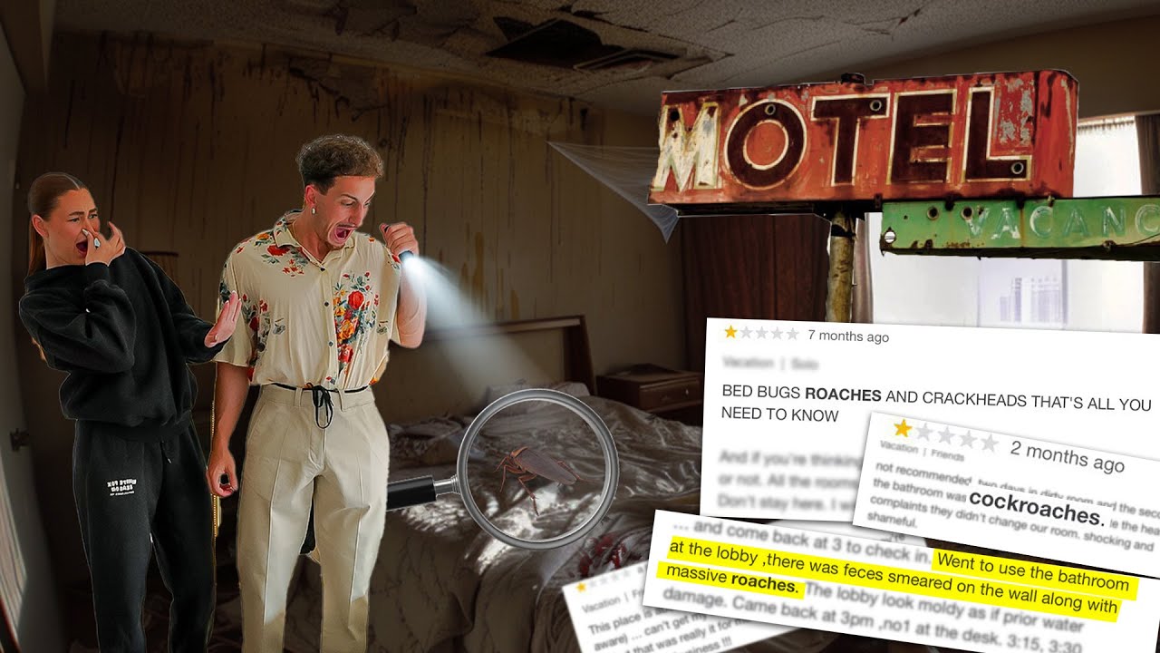 Staying at the WORST REVIEWED MOTEL in my city... *HAUNTED*