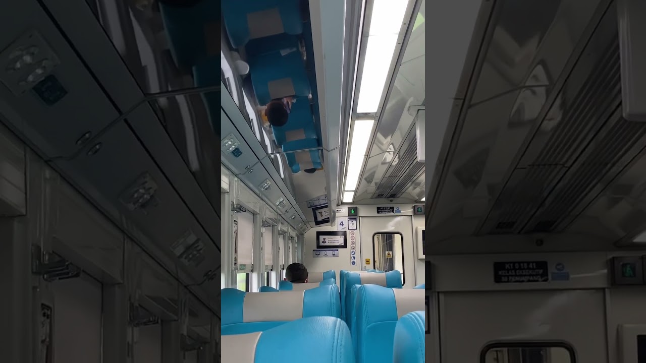 Situasi dalam kabin KA Harina Eksekutif
