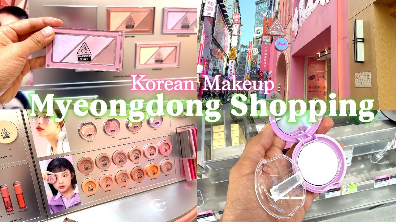 Myeongdong Shopping Street | Korean Makeup & Skincare Shopping Tour (10 Cosmetic Stores)