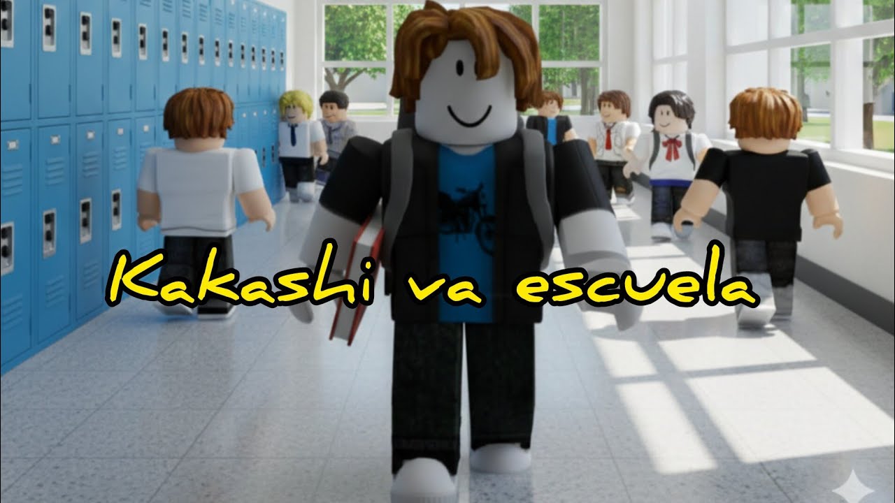 Kakashi va la escuela en roblox 😄😄