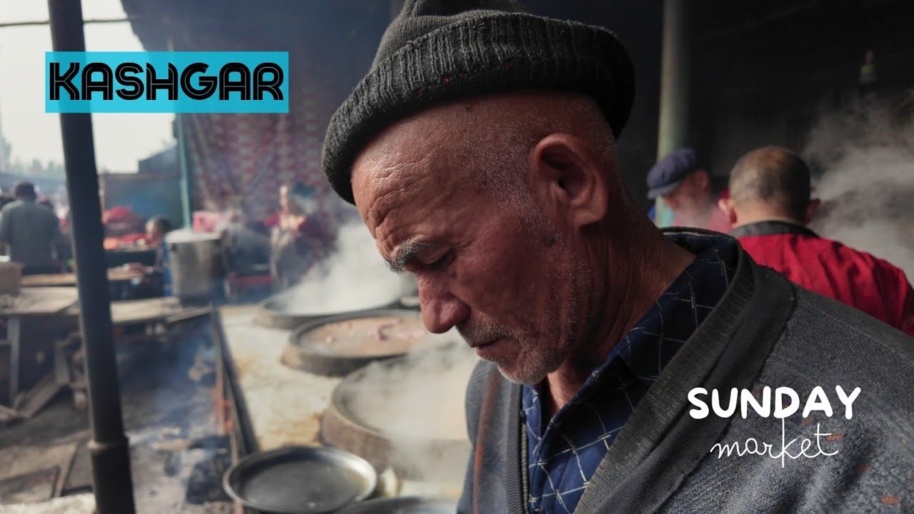 Uyghurs Biggest Market in Kashgar City Amazing Food and Culture