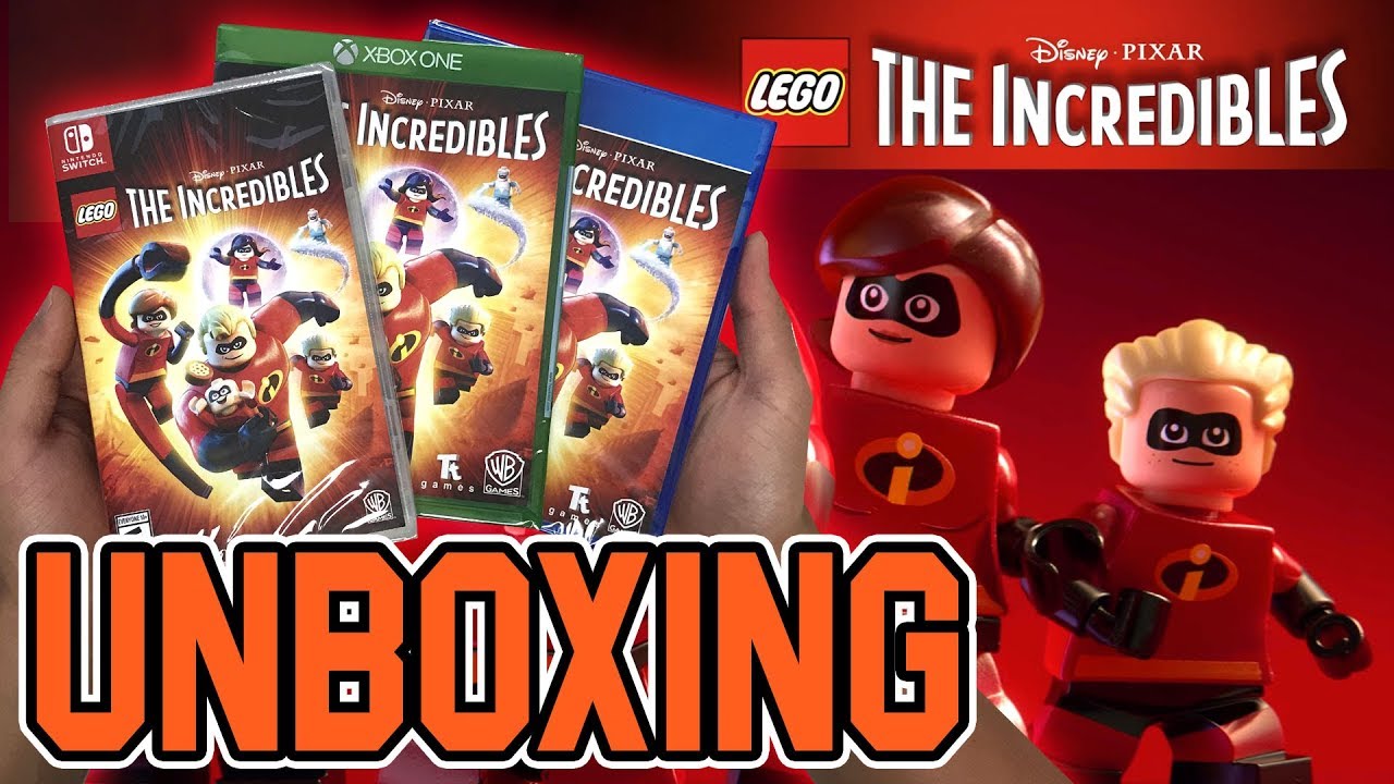 Распаковка Disney Pixar Lego Суперсемейка (PS4/Xbox One/Switch)!!