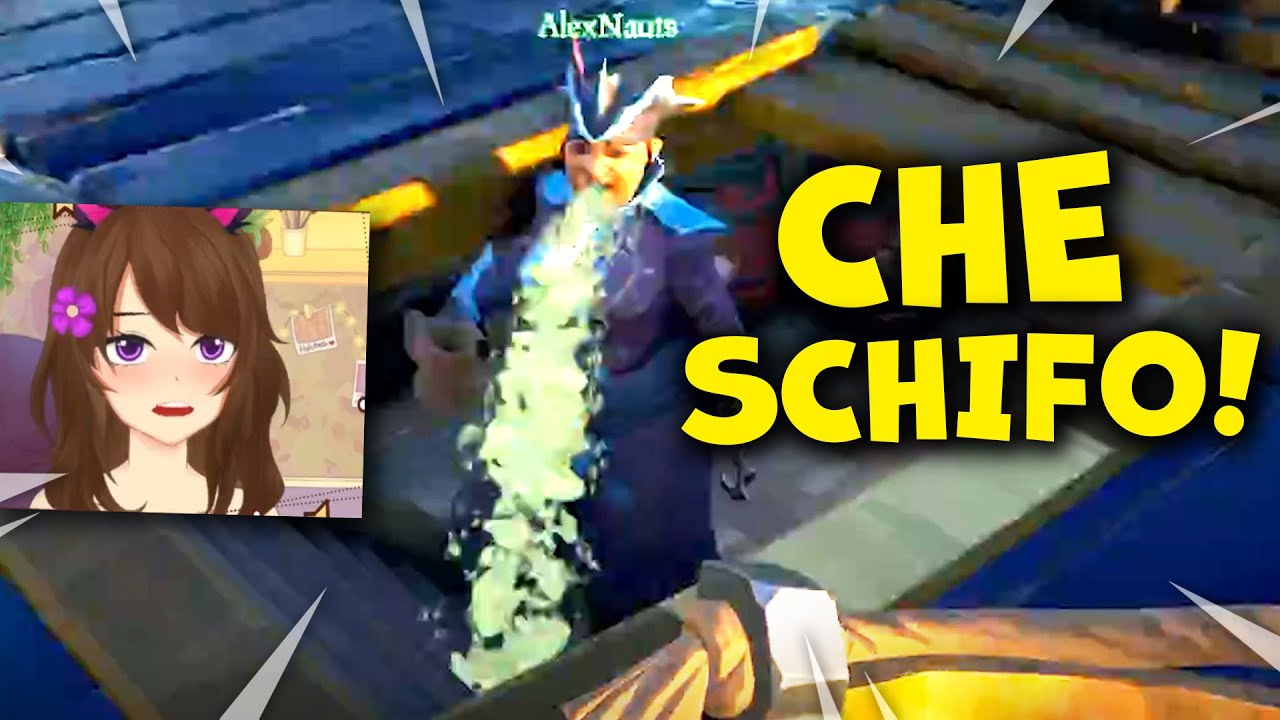 ALEX SI SENTE MALE IN LIVE CON ANNA SU SEA OF THIEVES!!