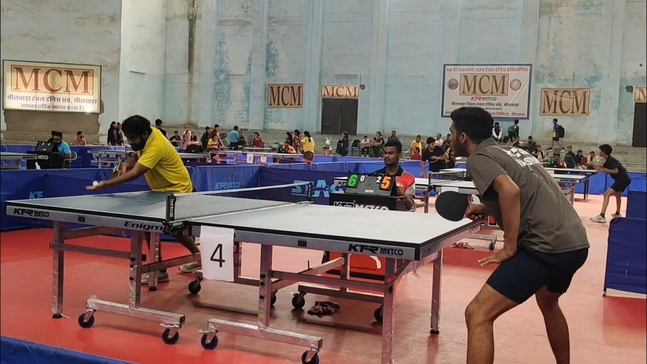 Vivek Bhargava VS Priyansh Bhati |68th  State Table Tennis Championship🏆| Mens Singles Quater Final