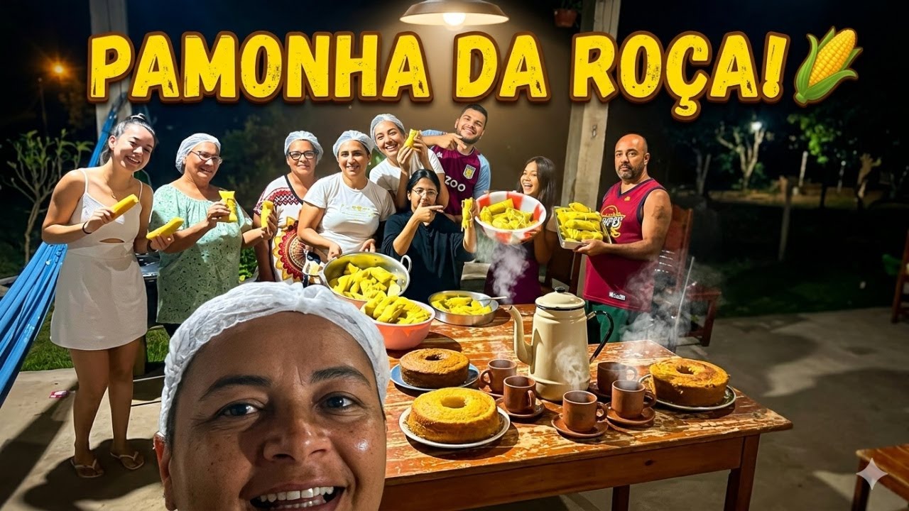 DEPOIS DA COLHEITA DO MILHO! | Fizemos PAMONHAS Aqui Na Roça!🌽