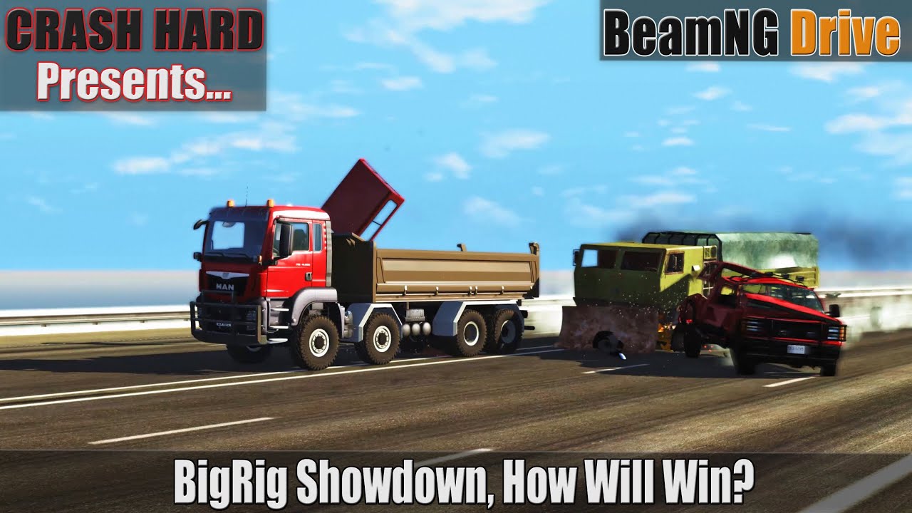 BeamNG Drive - BigRig Showdown,  Who Will Win?