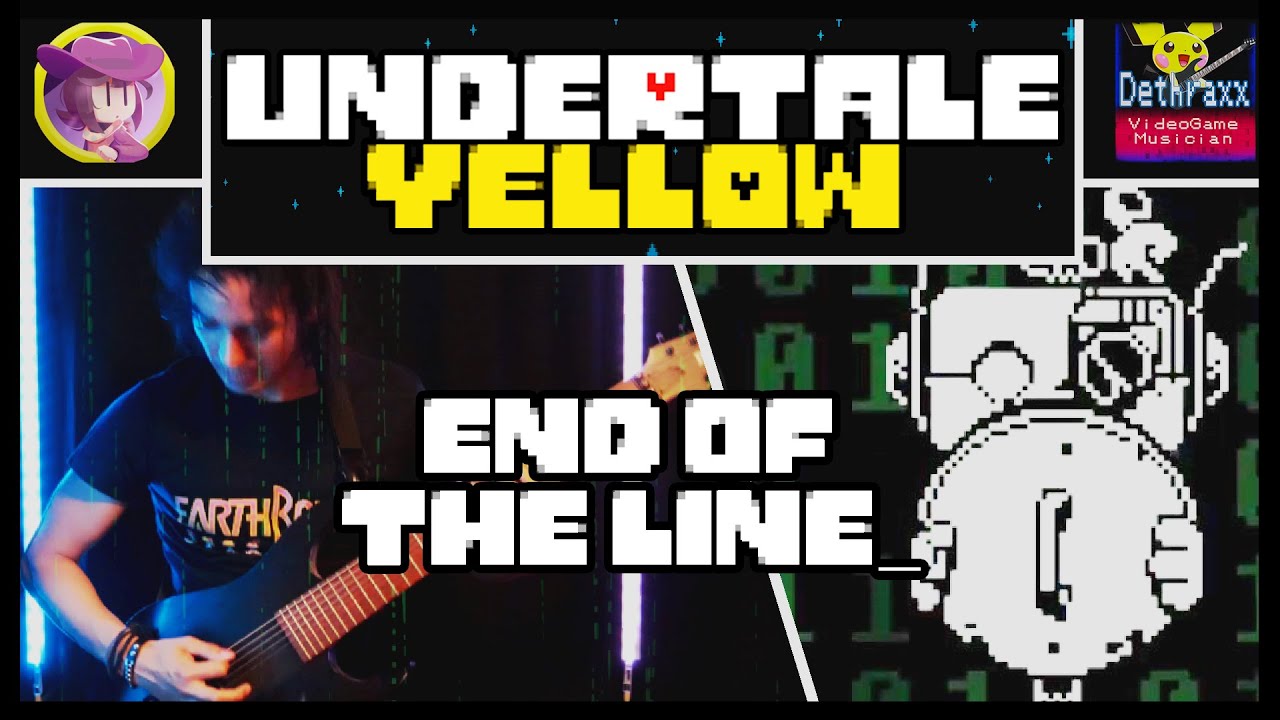 Undertale Yellow: END OF THE LINE_ | Metal Guitar Remix Cover by Dethraxx