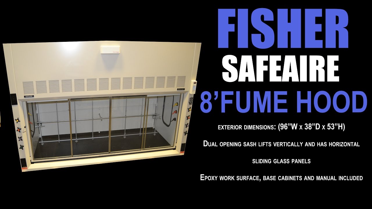FISHER SAFEAIRE 8' FUME HOOD (2848I)