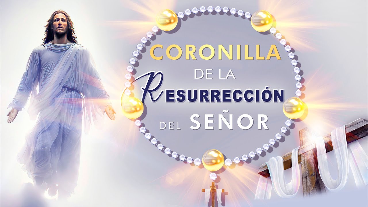 Coronilla de la Resurrección del Señor 🕯️ Rosario de Pascua ☀🤍 Paz, Gracias, Misericordia | LETRA