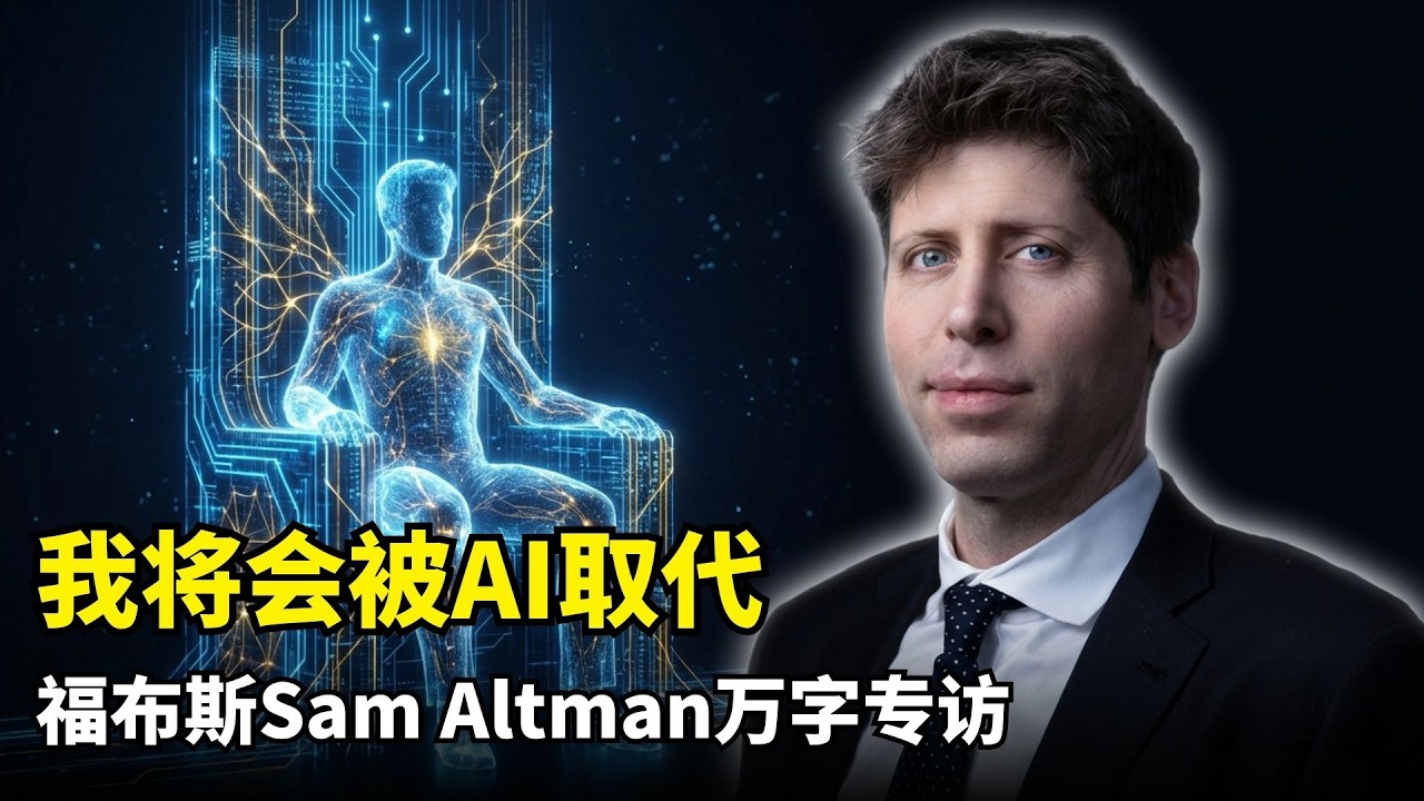 【人工智能】Sam Altman与AI未来 | 福布斯万字访谈 | AGI终局预判 | 1.4万亿投资 | 五千亿估值 | 全球投资 | 微软友敌关系 | 马斯克诉讼 | 权力斗争真相 | 野心与争议