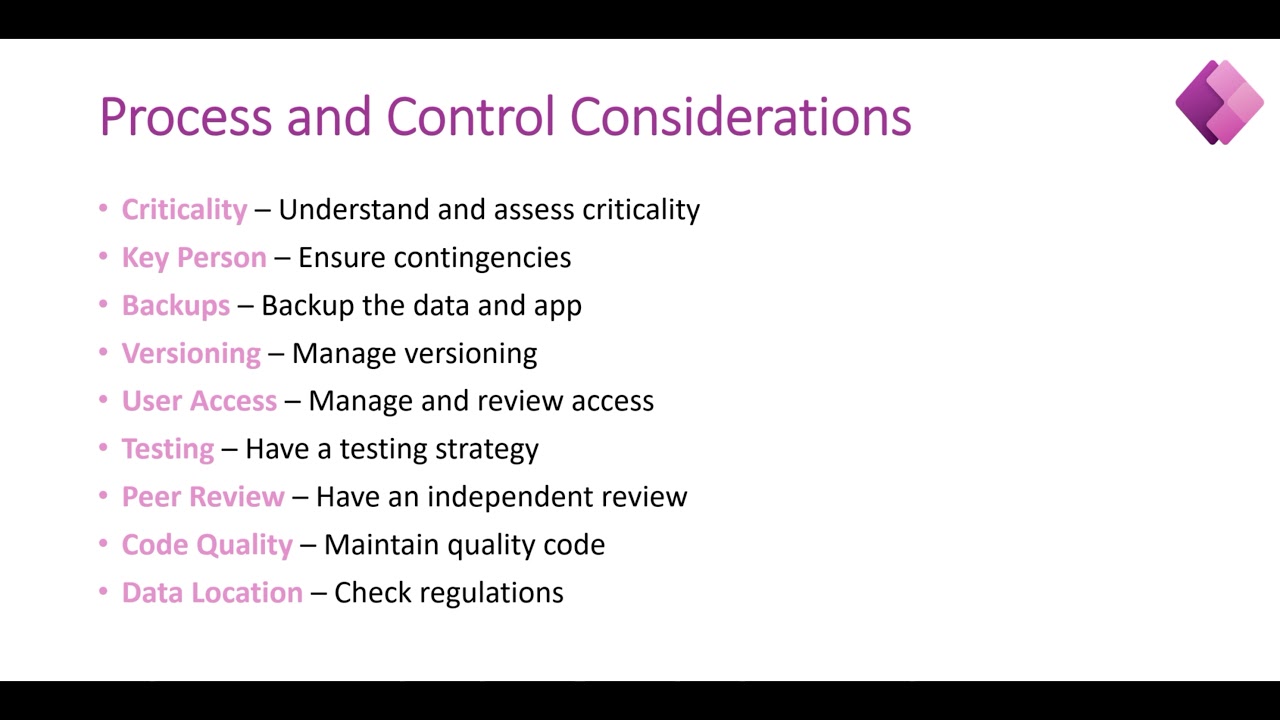 Risks with using Power Apps - Considerations and Recommendations