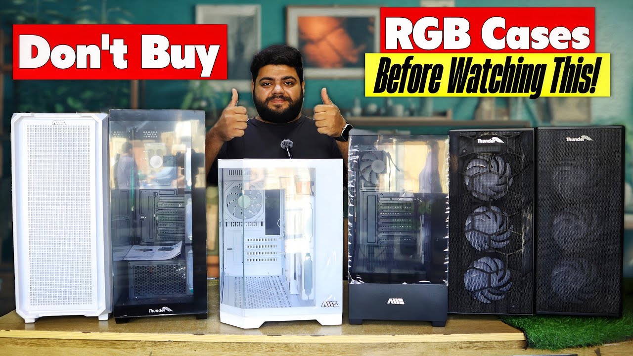 Don’t Buy RGB Case Before Watching This! 😱 Best Airflow PC Cases 2025