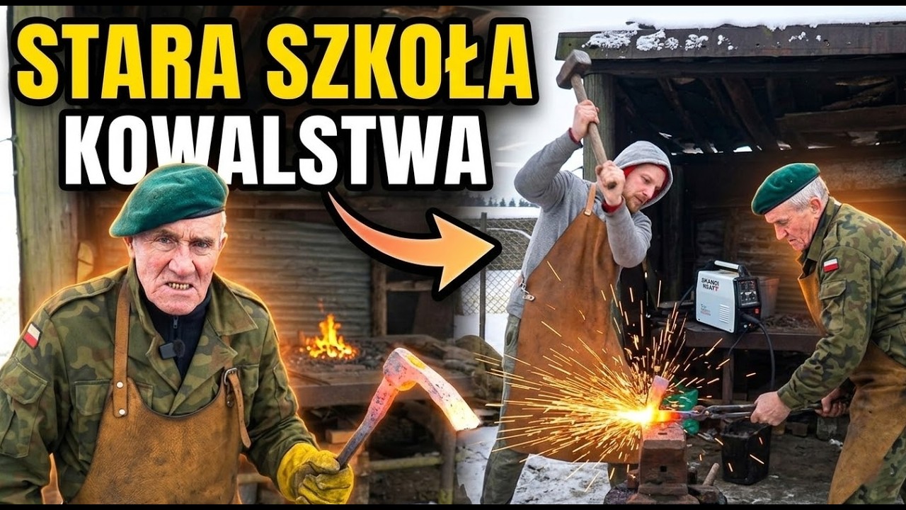 Tego nie nauczysz się z KSIĄŻEK? Mistrz KOWALSTWA kontra stary DRWAL