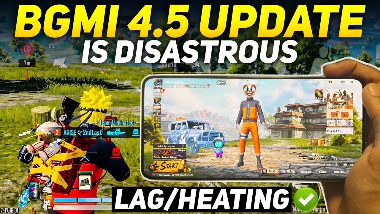 HOW BAD UPDATES ARE KILLING BGMI 🤡 Bgmi 4.5 The Worst Update Of All Time 