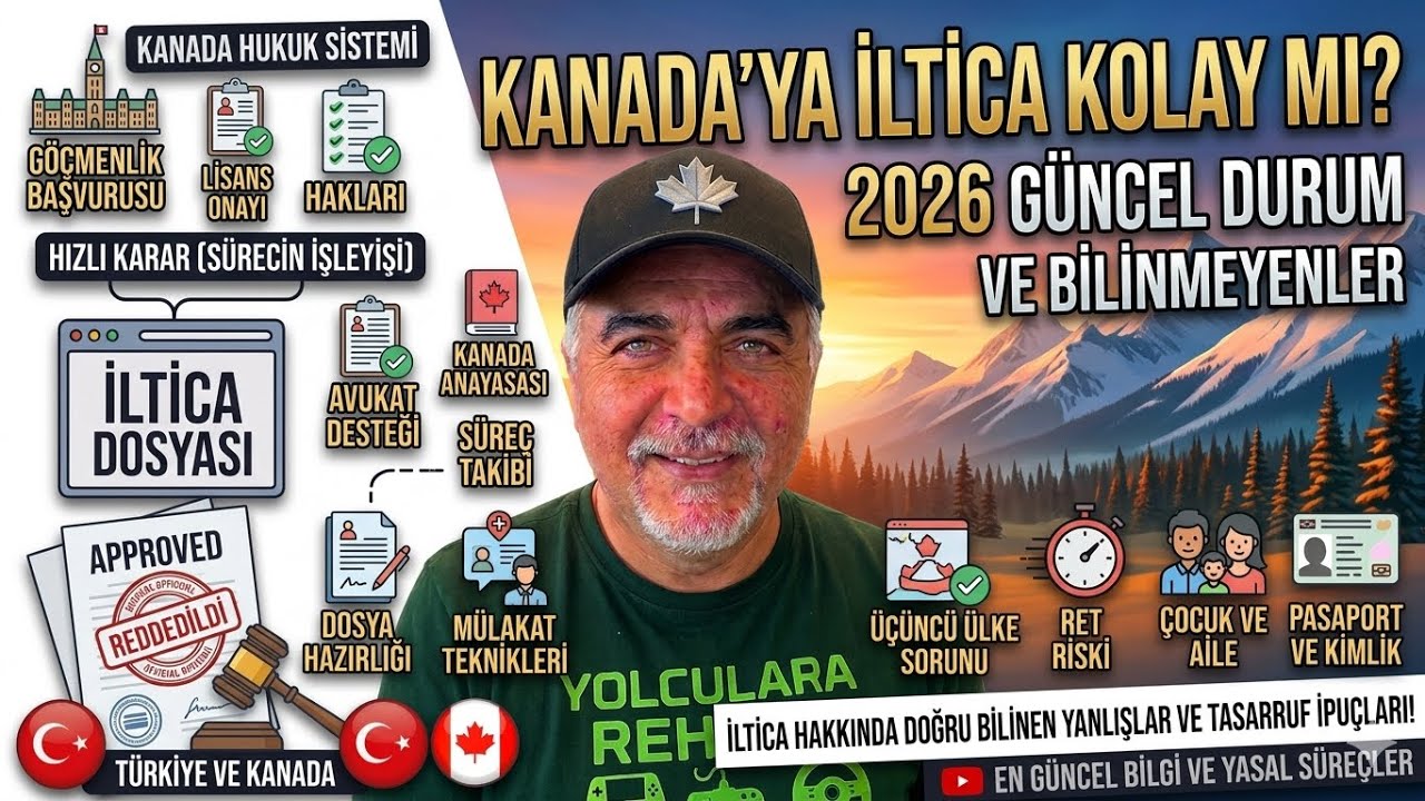 KANADA&rsquo;YA İLTİCA KOLAY MI?