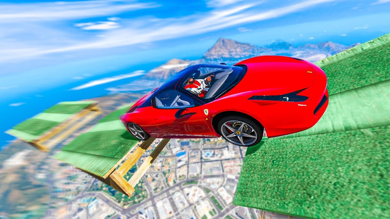 EXTREME GTA 5 RAMP STUNTS! (GTA 5 Stunts & Fails)