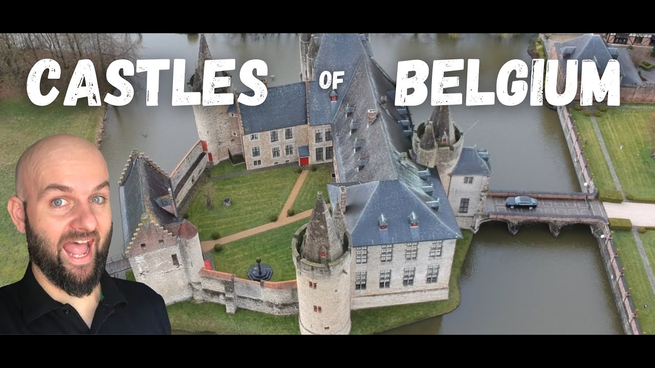 10 Most Epic CASTLES of BELGIUM in HD // DRONE flight