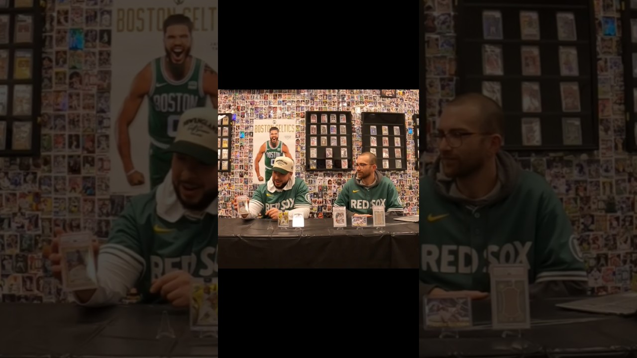 Paul shows off his Owen Cassie Bowman Chrome 1st Gold Auto PSA 10! 