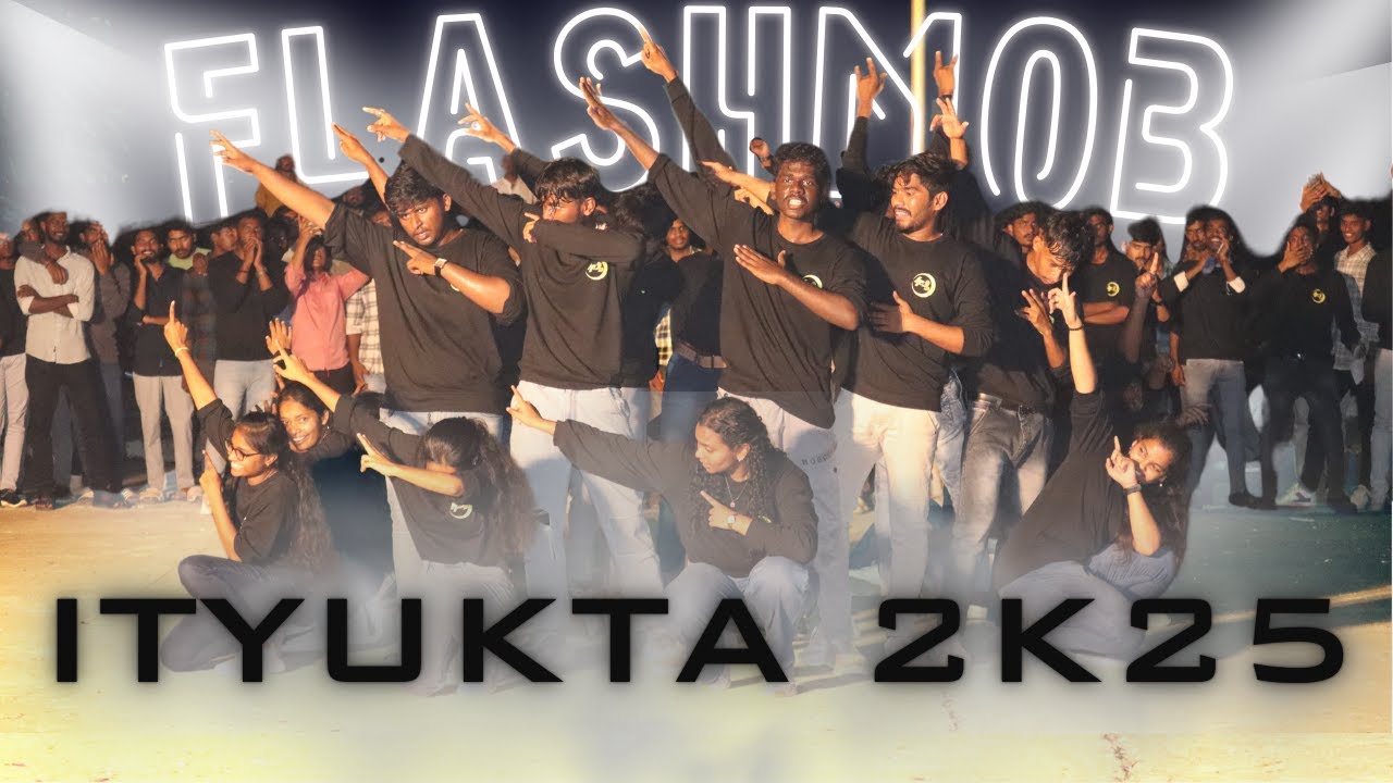 FLASH MOB 2K25 || ITYUKTA 2K25 || DEPARTMENT OF INFORMATION TECHNOLOGY || JNTU GURAJADA VIZIANAGARAM