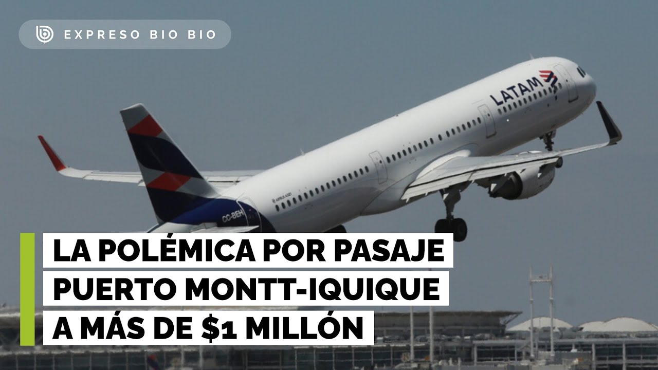 La polémica por pasaje Puerto Montt-Iquique a más de $1 millón