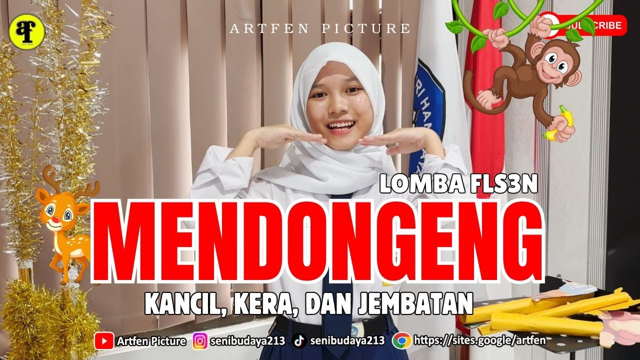 LOMBA MENDONGENG FLS3N JAKARTA TIMUR (Kancil, Kera, dan Jembatan)