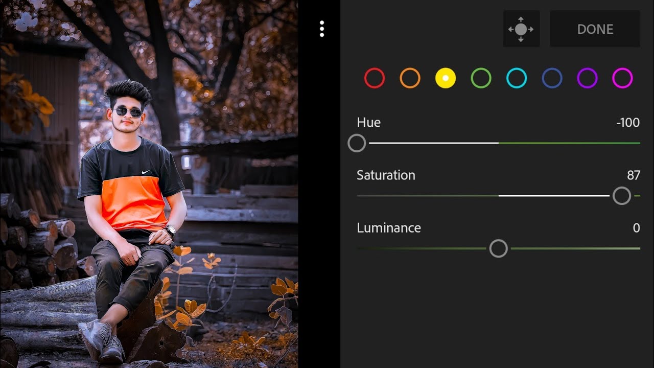 Lightroom Grey and orange tone photo editing tutorial ||  Lightroom se photo editing kaise kare