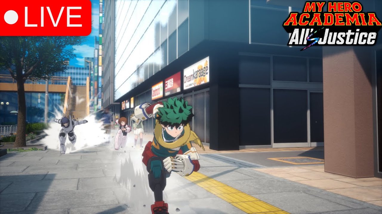 ITS TIME TO GET OUR GAME ON IN MY HERO ACADEMIA ALL JUSTICE