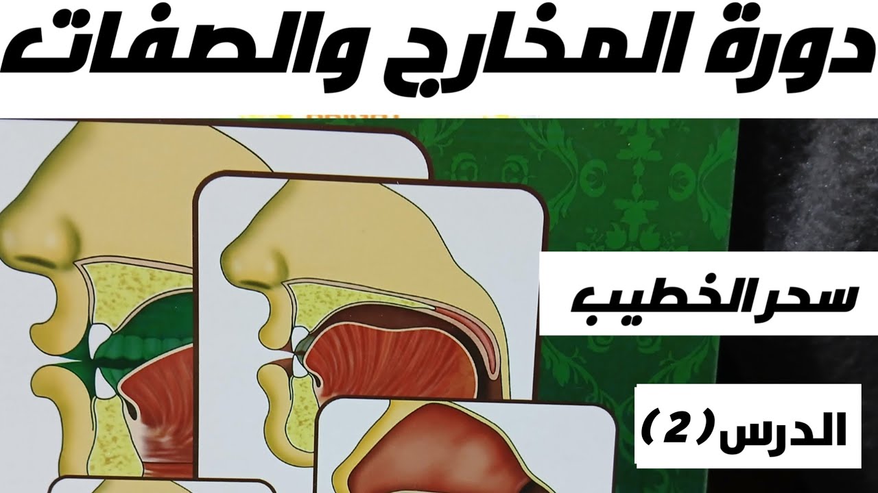 صفات تتعلق بوضع أقصى اللسان وجملة من اللسان وأنواع ترتيب حروف الهجاء مع خادمة القرآن سحر الخطيب 