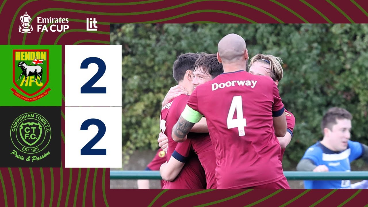 Hendon vs Chippenham Town | Emirates FA Cup 4QR Highlights, Sat 15th Oct 2022