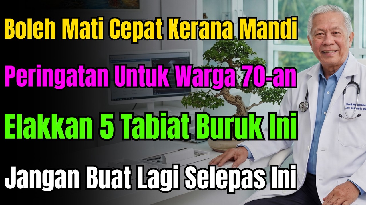 Mandi Setiap Hari Boleh Pendekkan Umur! 5 Tabiat Mandi Yang Dilarang Untuk Warga Emas 70-an