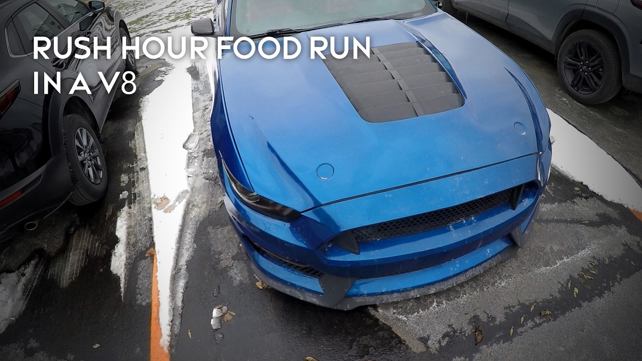 Rush Hour Food Run in My Mustang GT